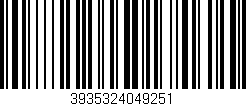Código de barras (EAN, GTIN, SKU, ISBN): '3935324049251'