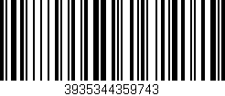 Código de barras (EAN, GTIN, SKU, ISBN): '3935344359743'