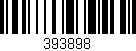 Código de barras (EAN, GTIN, SKU, ISBN): '393898'