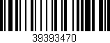 Código de barras (EAN, GTIN, SKU, ISBN): '39393470'