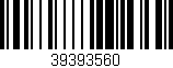Código de barras (EAN, GTIN, SKU, ISBN): '39393560'