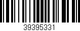 Código de barras (EAN, GTIN, SKU, ISBN): '39395331'