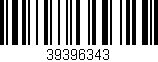 Código de barras (EAN, GTIN, SKU, ISBN): '39396343'