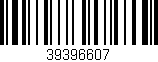 Código de barras (EAN, GTIN, SKU, ISBN): '39396607'
