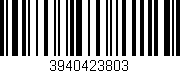Código de barras (EAN, GTIN, SKU, ISBN): '3940423803'