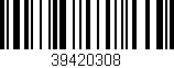 Código de barras (EAN, GTIN, SKU, ISBN): '39420308'