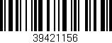Código de barras (EAN, GTIN, SKU, ISBN): '39421156'