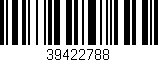 Código de barras (EAN, GTIN, SKU, ISBN): '39422788'