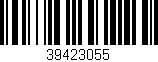 Código de barras (EAN, GTIN, SKU, ISBN): '39423055'