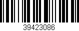Código de barras (EAN, GTIN, SKU, ISBN): '39423086'
