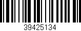 Código de barras (EAN, GTIN, SKU, ISBN): '39425134'
