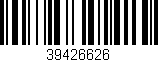 Código de barras (EAN, GTIN, SKU, ISBN): '39426626'