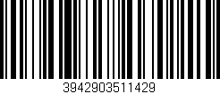 Código de barras (EAN, GTIN, SKU, ISBN): '3942903511429'