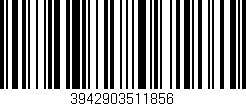 Código de barras (EAN, GTIN, SKU, ISBN): '3942903511856'