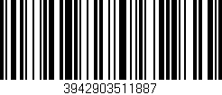 Código de barras (EAN, GTIN, SKU, ISBN): '3942903511887'