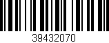 Código de barras (EAN, GTIN, SKU, ISBN): '39432070'