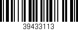 Código de barras (EAN, GTIN, SKU, ISBN): '39433113'