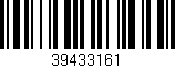 Código de barras (EAN, GTIN, SKU, ISBN): '39433161'