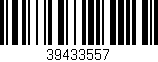 Código de barras (EAN, GTIN, SKU, ISBN): '39433557'
