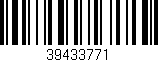 Código de barras (EAN, GTIN, SKU, ISBN): '39433771'