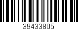 Código de barras (EAN, GTIN, SKU, ISBN): '39433805'