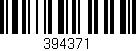 Código de barras (EAN, GTIN, SKU, ISBN): '394371'