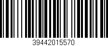 Código de barras (EAN, GTIN, SKU, ISBN): '39442015570'