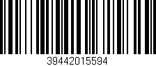 Código de barras (EAN, GTIN, SKU, ISBN): '39442015594'