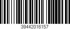 Código de barras (EAN, GTIN, SKU, ISBN): '39442016157'