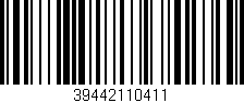 Código de barras (EAN, GTIN, SKU, ISBN): '39442110411'
