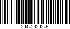 Código de barras (EAN, GTIN, SKU, ISBN): '39442330345'