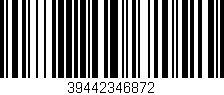 Código de barras (EAN, GTIN, SKU, ISBN): '39442346872'