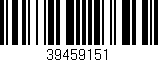 Código de barras (EAN, GTIN, SKU, ISBN): '39459151'