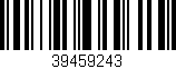 Código de barras (EAN, GTIN, SKU, ISBN): '39459243'