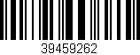 Código de barras (EAN, GTIN, SKU, ISBN): '39459262'