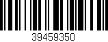 Código de barras (EAN, GTIN, SKU, ISBN): '39459350'