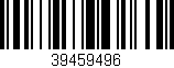 Código de barras (EAN, GTIN, SKU, ISBN): '39459496'