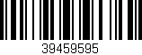 Código de barras (EAN, GTIN, SKU, ISBN): '39459595'