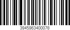 Código de barras (EAN, GTIN, SKU, ISBN): '3945963400078'