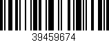 Código de barras (EAN, GTIN, SKU, ISBN): '39459674'