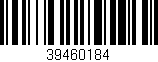 Código de barras (EAN, GTIN, SKU, ISBN): '39460184'