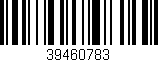Código de barras (EAN, GTIN, SKU, ISBN): '39460783'