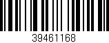 Código de barras (EAN, GTIN, SKU, ISBN): '39461168'