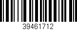 Código de barras (EAN, GTIN, SKU, ISBN): '39461712'