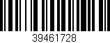 Código de barras (EAN, GTIN, SKU, ISBN): '39461728'