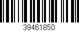 Código de barras (EAN, GTIN, SKU, ISBN): '39461850'