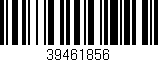 Código de barras (EAN, GTIN, SKU, ISBN): '39461856'