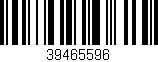 Código de barras (EAN, GTIN, SKU, ISBN): '39465596'