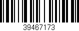 Código de barras (EAN, GTIN, SKU, ISBN): '39467173'