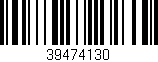 Código de barras (EAN, GTIN, SKU, ISBN): '39474130'